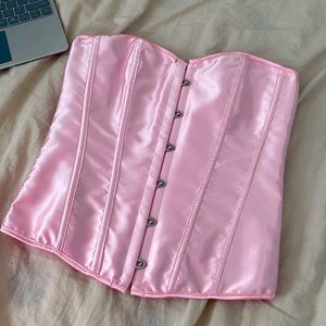 Y2k silk bustier corset (the viral amazon corset)